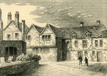 St. Katherines Hospital - The Brothers Houses 1781, c1872.