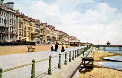 St Leonards, West Marina, från piren, c1900-c1920s