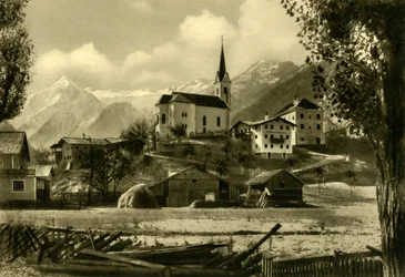 St Margarets Church, Kaprun, Österrike, c1935.