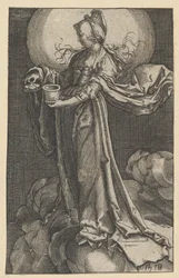 St. Maria Magdalena på molnen kopia, 1518.