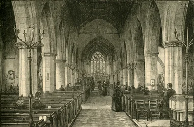 St. Nicholas Church: The Nave, 1886, 1898.