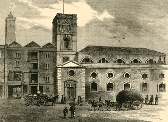 S:t Olaves kyrka, år 1820, c1878.