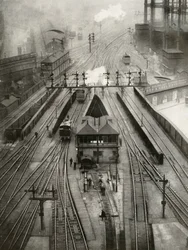 St Pancras. En ändstation för London, Midland och Scottish Railway, 1935.