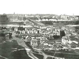 St Paul från väster, USA, 1895.