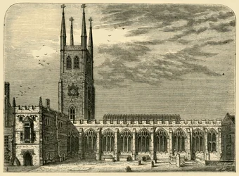 St. Sepulchres kyrka 1737, c1872.