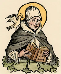 St Thomas av Aquino, italiensk 1200-talsfilosof och teolog