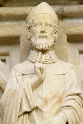 St Ursin. Stefansdomen, Bourges, Frankrike