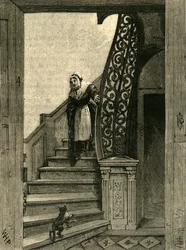 Trappa i Southampton House, c1872.