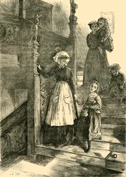 Trappa till Cromwell House, 1876, c1876.