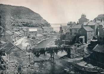 Staithes - Ser mot havet, 1895