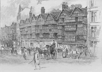 Staple Inn, Holborn Bars, London, c1910 1911