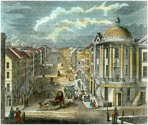 State Street, Albany, New York, USA, c1835