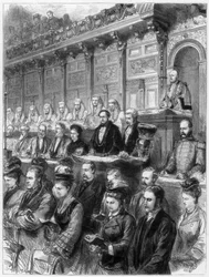 Statsbesök av domarna i St Pauls Cathedral, 1875