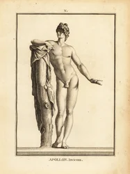 Staty av Apollo Invictus