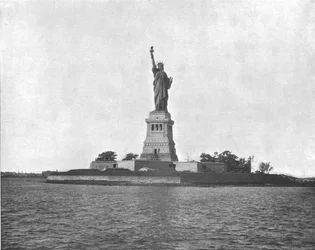 Frihetsgudinnan, New York, USA, c1900.