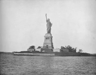 Frihetsgudinnan, New York, c1897.
