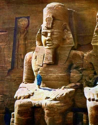 Staty av Ramses II i Abu Simbel, Egypten, 1933-1934