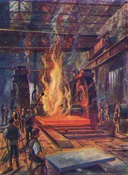 Stålvalsning, cirka 1917