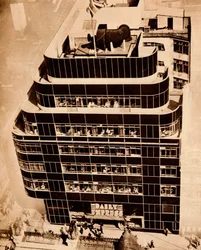 Stål, betong och glas, gör moderna byggnader, 1935.