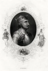 Stephen, den siste normandiska kungen av England, 1860