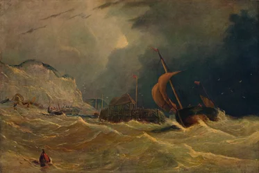 Stormigt havslandskap, c1830, 1938