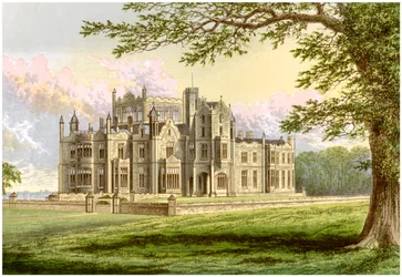 Stourton, Yorkshire, hem för Lord Stourton, c1880