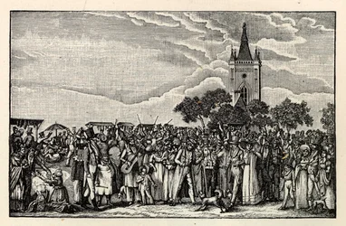 Stralau Fish Parade, ca 1865.