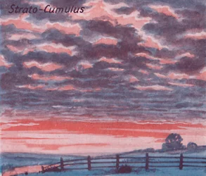 Strato-Cumulus - ett dussin av de viktigaste molnformerna på himlen, 1935