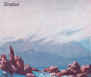 Stratus - ett dussin av de viktigaste molnformerna på himlen, 1935