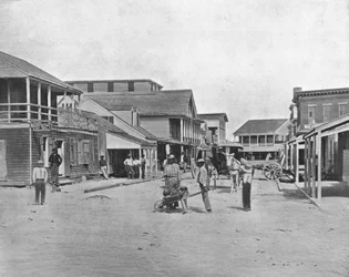 Street i Key West, Florida, USA, c1900.