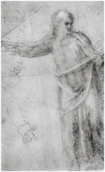 Studera för en Kristusfigur, c1555 1958