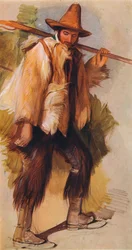 Studie från livet, c1840, 1925