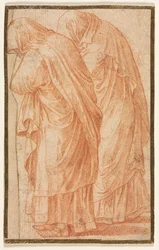 Studie av munkar, 1600-talet.