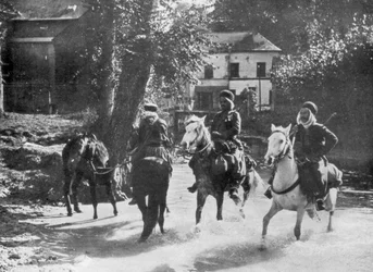 Sudanesiskt kavalleri, Frankrike, 1915