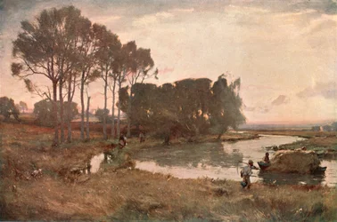 Sommarafton, 1895, c1902.