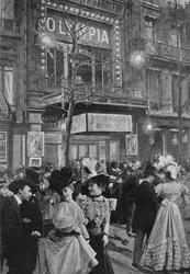 On The Boulevard - Exiting Olympia, 1900