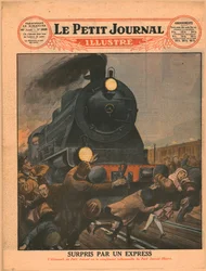 Överraskad av en express, 1929.