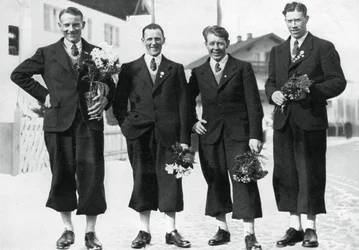 Svenska längdskidlag, vinter-OS, Garmisch-Partenkirchen, Tyskland, 1936
