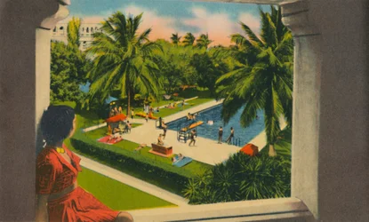 Pool, Hotel Del Prado, Barranquilla, c1940-talet