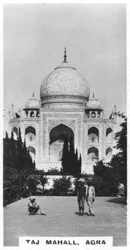 Taj Mahal, Agra, Uttar Pradesh, Indien, 1925.
