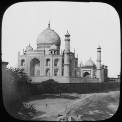 Taj Mahal, Agra, Uttar Pradesh, Indien, sent 1800- eller tidigt 1900-tal