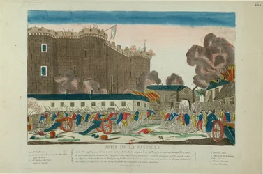 Intagande av Bastiljen den 14 juli 1789, 1789.