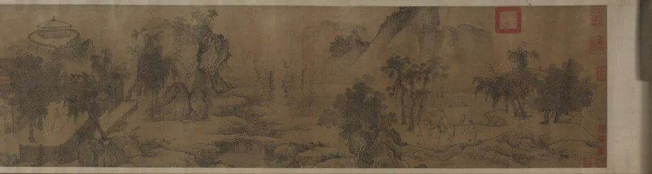 Tao Yuanmings återvänder hem, 1300-talet.