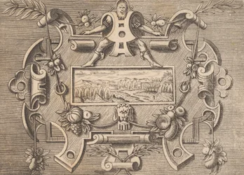 Plaketter och andra prydnadsföremål av olika och nyckfulla uppfinningar Kartuscher och andra prydnadsföremål o..., 1773.