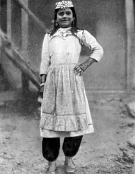 Tartarflicka från den gröna halvön, Krim, 1936
