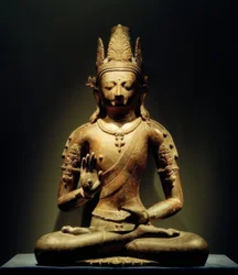 Tathagata Amoghasiddhi / Skulptur, 11. Jhadat.