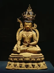 Tathagata Ratnasambhava / Skulptur, 1300 n. Chr.