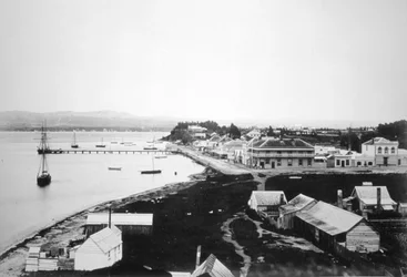 Tauranga, Bay of Plenty, North Island, Nya Zeeland, 1875