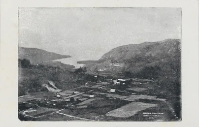 Te Wairoa före Taraweras utbrott, 1923.