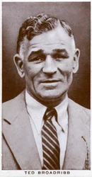Ted Broadribb, brittisk boxare och tränare, 1938
